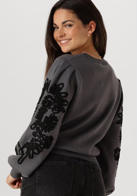 Graue OBJECT Pullover OBJJOANA L/S KNIT PULLOVER - large