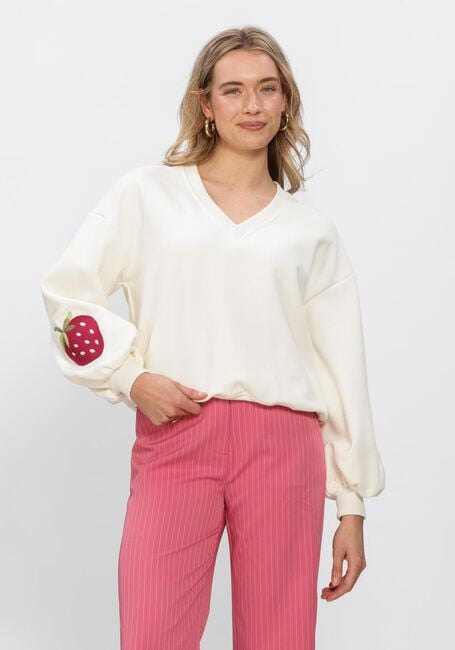 Ecru YDENCE Pullover SWEATER STRAWBERRY - large