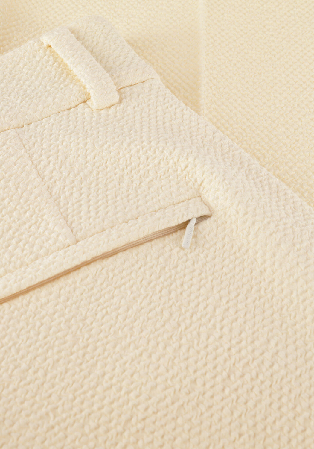 Wei&szlig;e VANILIA Hose BARK TAILORED - large