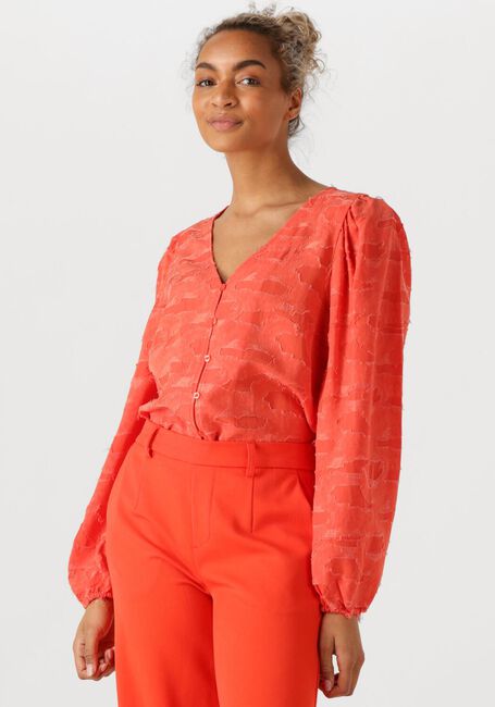 Orangene OBJECT Blusen OBJSUKI LS TOP 137 - large