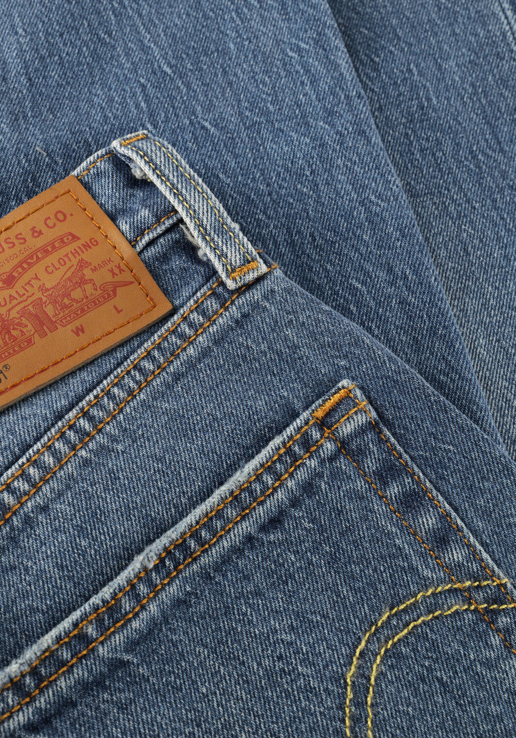 Hellblau LEVI'S Jeans 501 CROP - large