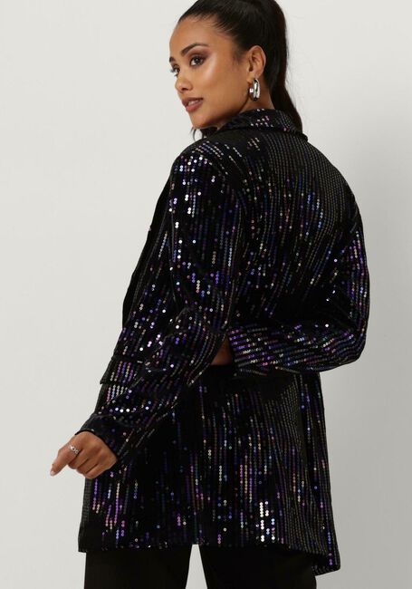 Schwarze Y.A.S. Blazer YASELIVA SEQUIN LS LONG BLAZER - large