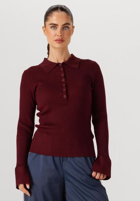 Bordeaux CO'COUTURE Pullover BONNY POLO LONG SLEEVE - large
