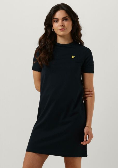 Dunkelblau LYLE & SCOTT Minikleid T-SHIRT DRESS - large