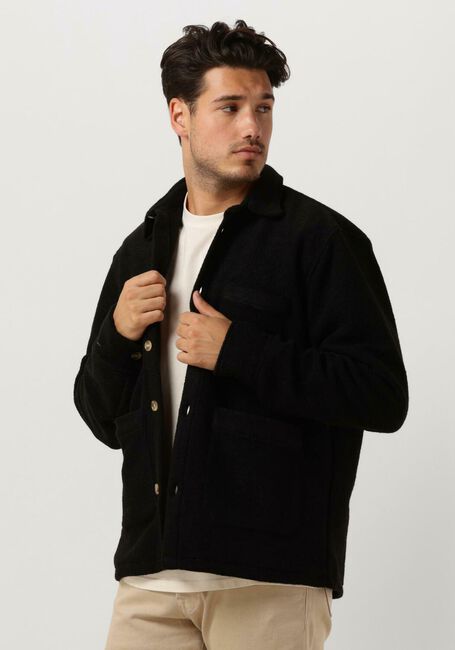 Schwarze FORÉT Overshirt IVY WOOL OVERSHIRT - large