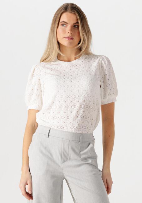 Weiße OBJECT T-shirt OBJLAILA S/S RE TOP - large