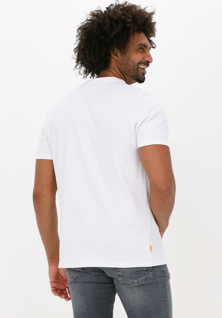 Wei&szlig;e TIMBERLAND T-shirt WOVEN BADGE TEE - large