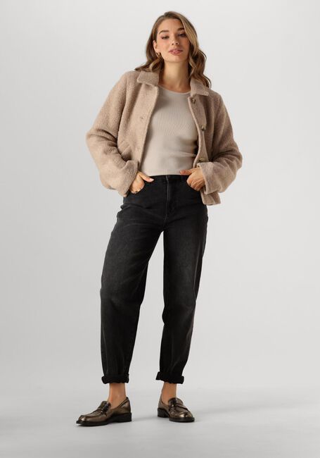 Beige MODSTRÖM Teddy-Jacke JUSTYMD SHORT JACKET - large