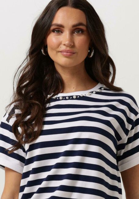 Blaue LIU JO T-shirt J.STRIPED T-SHIRT - large