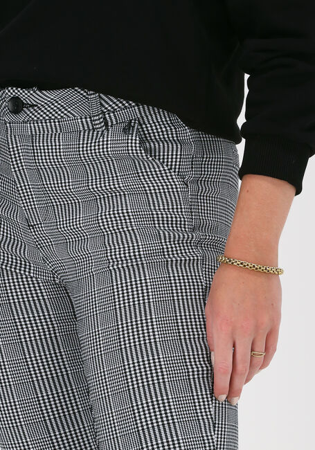 Schwarze MINUS Hose NEW CARMA CHECK 7/8 PANTS - large