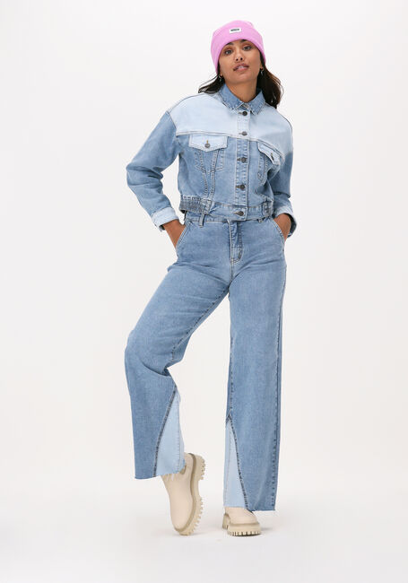 Hellblau OBJECT Wide jeans MARINA MW TREND JEANS - large