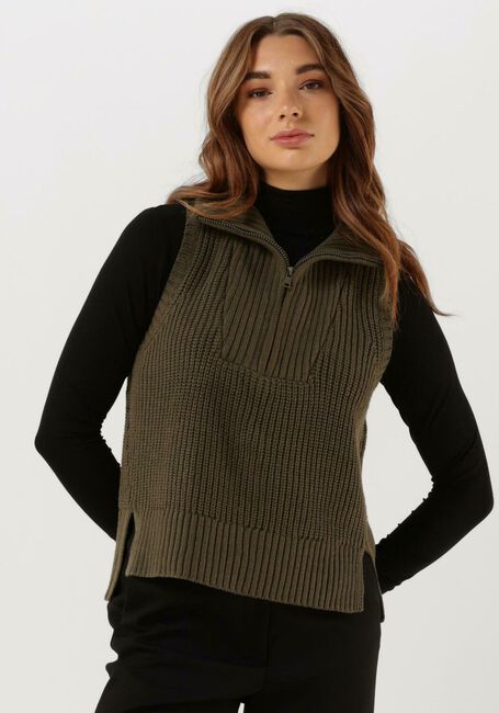 Grüne CC HEART Spencer EMILY ZIP KNIT VEST - large