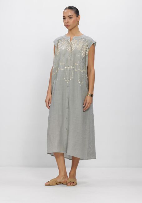 Graue GREEK ARCHAIC KORI Midikleid S26K-4083196 - large