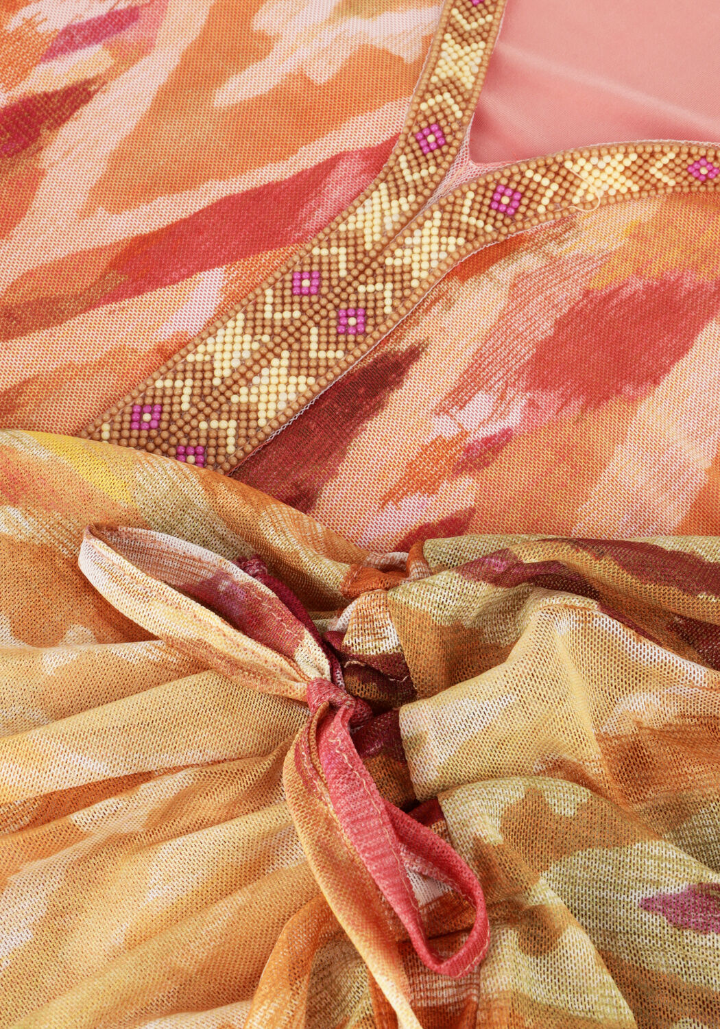 Mehrfarbige/Bunte ANA ALCAZAR Midikleid DRESS SLEEVES 041225-3663 - large