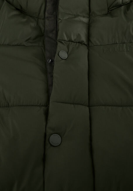 Dunkelgrün TOMMY HILFIGER Wattierte Jack MATT AND SHINE EMBOSSED JACKET - large