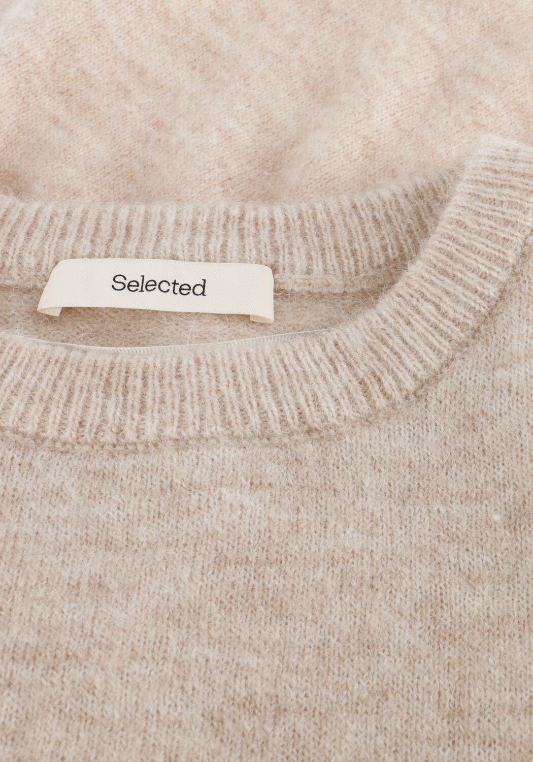 Ecru SELECTED WOMEN Pullover SLFLULU SL KNIT VEST - large