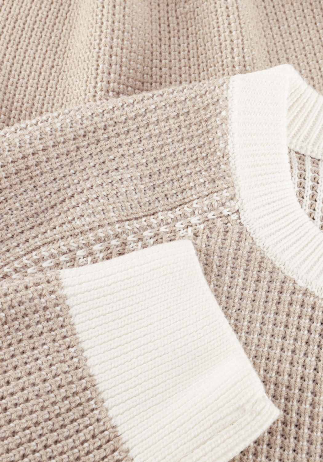 Beige SAINT STEVE Pullover BJ&Ouml;RN-S - large