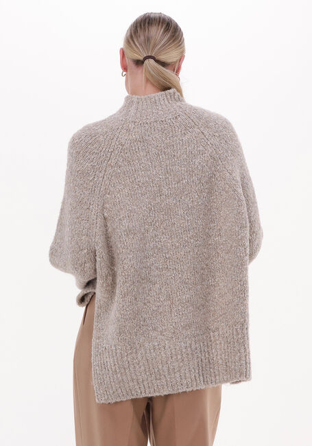 Sand SECOND FEMALE Pullover JANAJA KNIT T-NECK - large