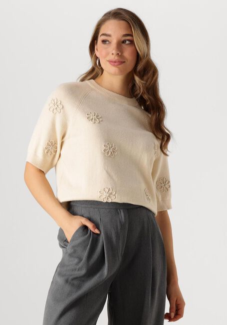Beige OBJECT Pullover OBJLANEY RUBIN SS PULLOVER E DIV - large