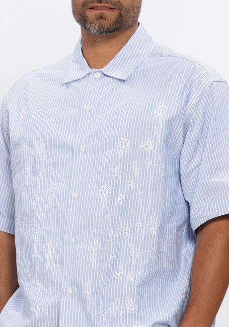 Hellblau WOODBIRD Casual-Oberhemd WBWANG OX FLOWER SHIRT - large