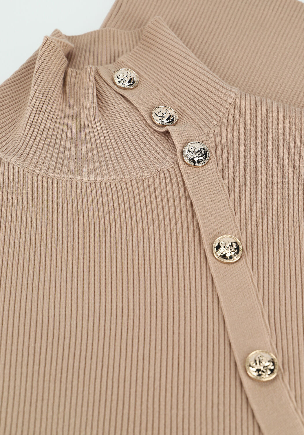 Beige SILVIAN HEACH Midikleid DRESS PUEBLO - large