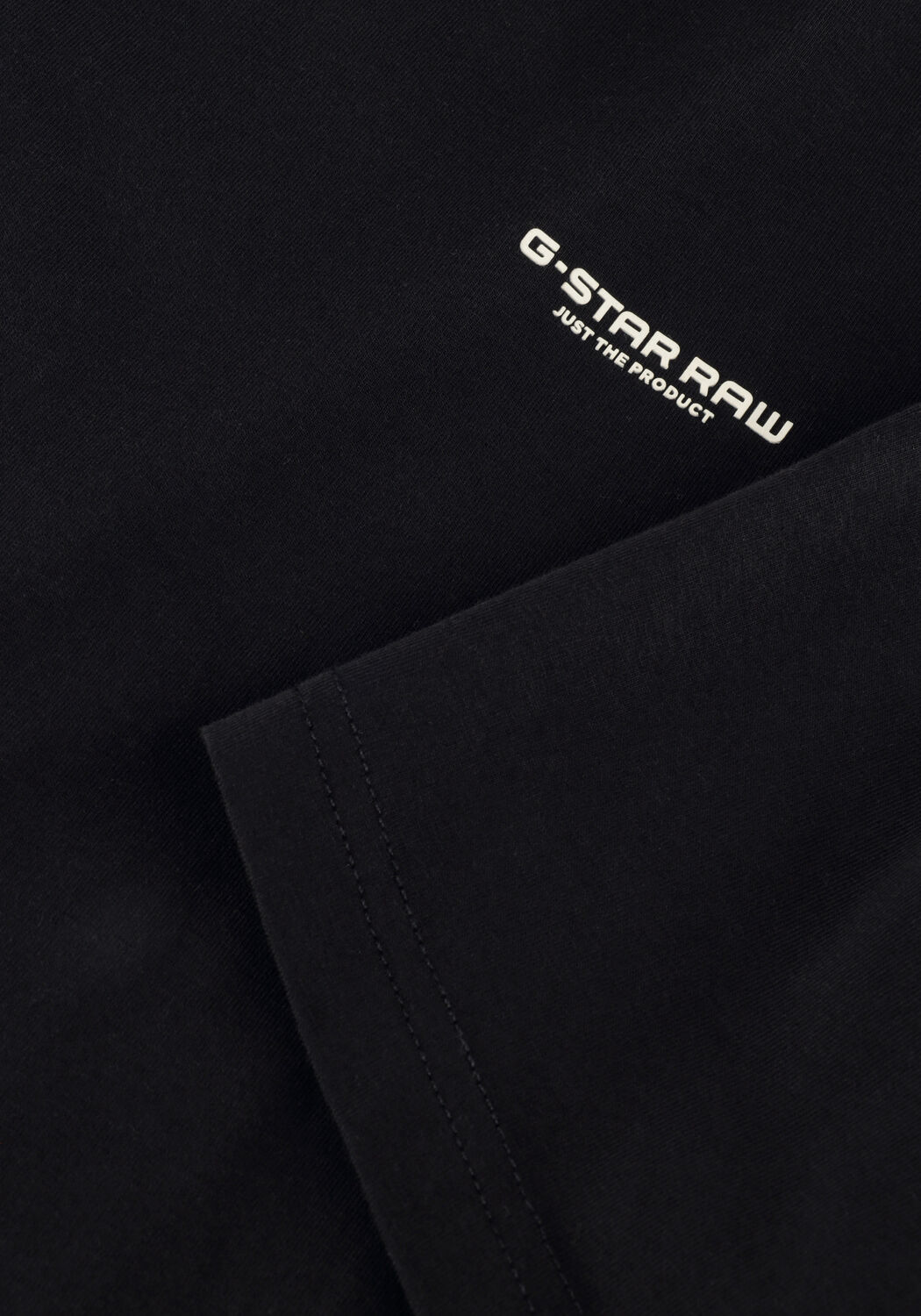 Schwarze G-STAR RAW T-shirt SLIM BASE R T S\S - large