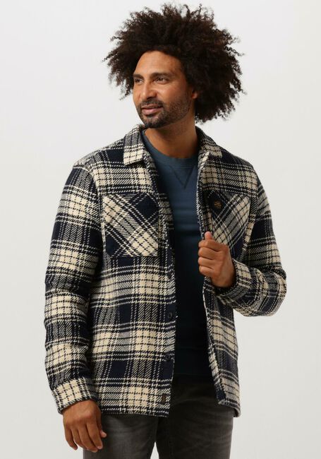 Dunkelblau PME LEGEND Overshirt LONG SLEEVE SHIRT CTN TWILL WEAVE - large