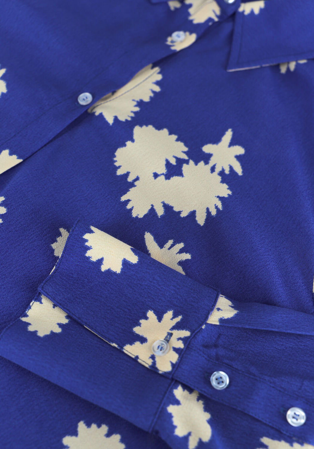 Blaue MODSTR&Ouml;M Blusen MINA PRINT SHIRT - large