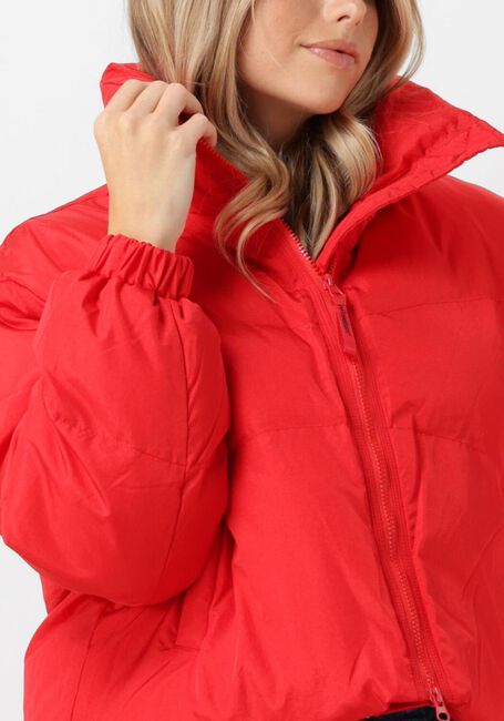 Rote CO'COUTURE Wattierte Jack FROSTY CROP PURR JACKET - large