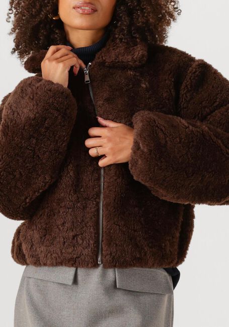 Braune NOTRE-V Teddy-Jacke NV-GEMMA - large