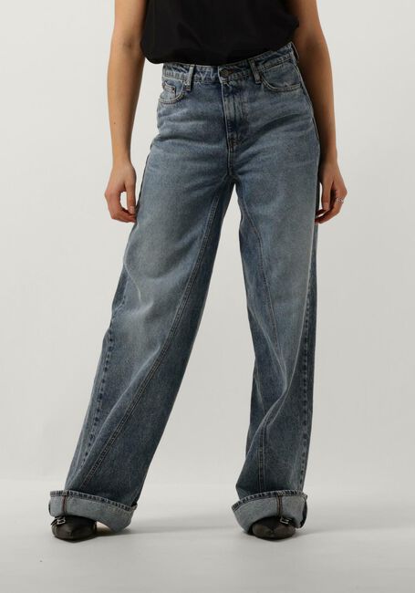 Dunkelblau CO'COUTURE Wide jeans VIKA WIDE SEEM LONG JEANS - large