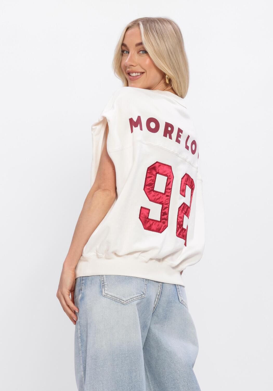 Wei&szlig;e CATWALK JUNKIE Pullover & Cardigans SLEEVELESS GRAPHIC SWEATER - large