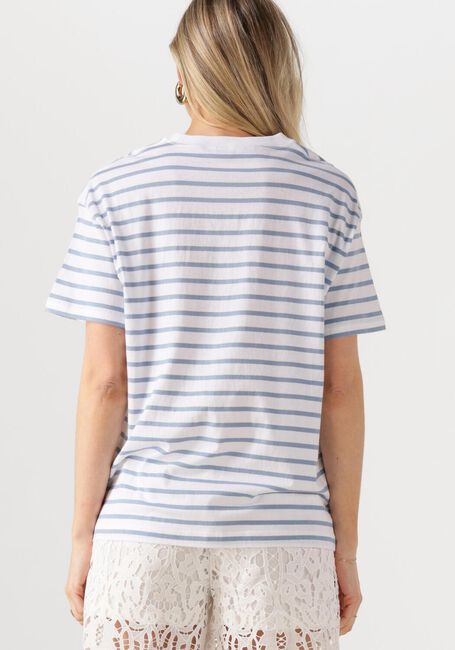 Mehrfarbige/Bunte ENVII T-shirt ENKULLA SS STRIPE 5310 - large