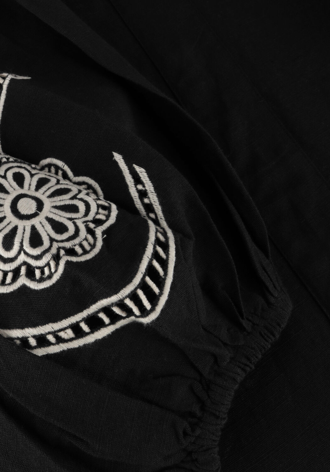 Schwarze NOTRE-V Maxikleid NV-FREDA - large