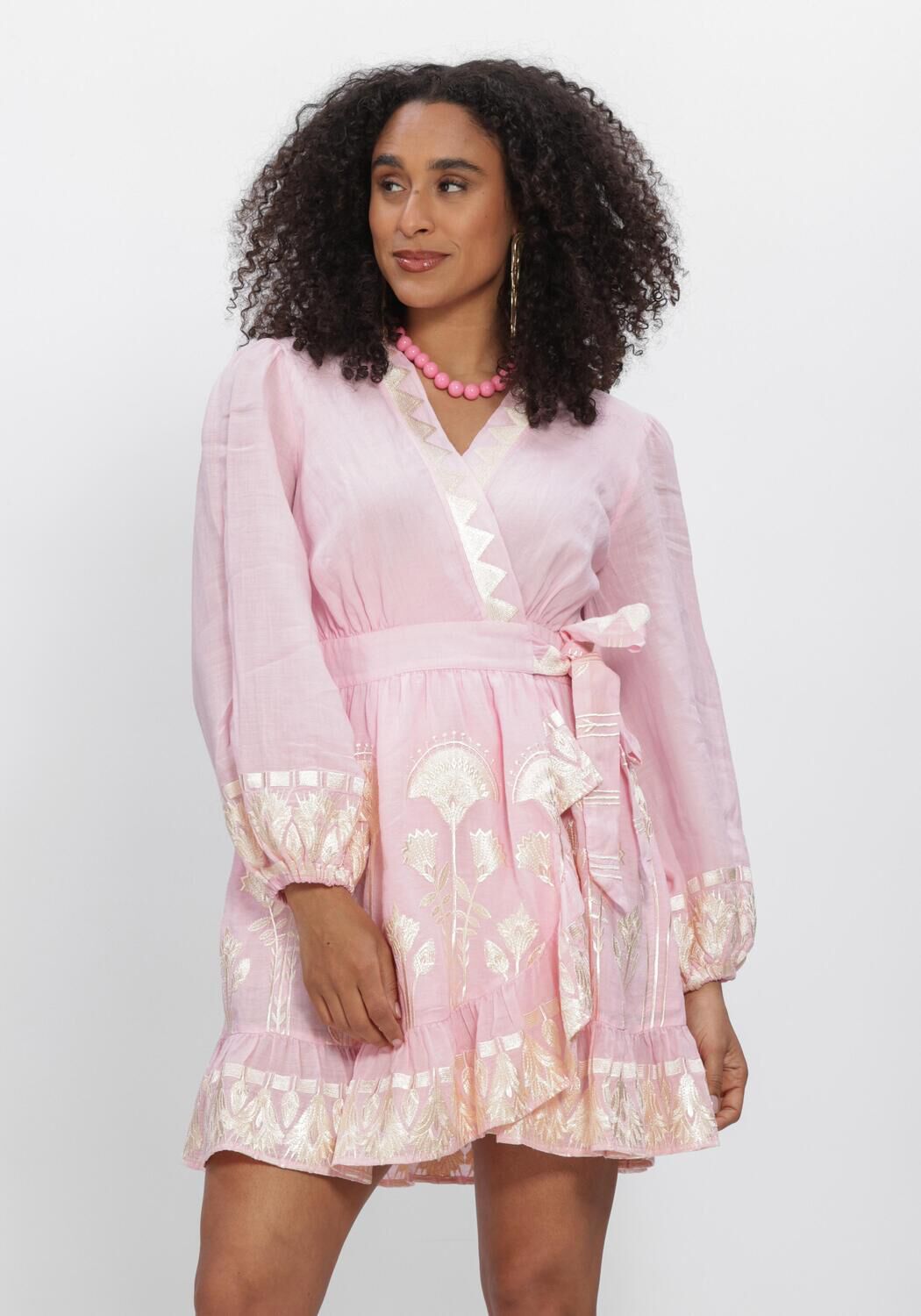 Hell-Pink GREEK ARCHAIC KORI Minikleid S6K-4073174 - large