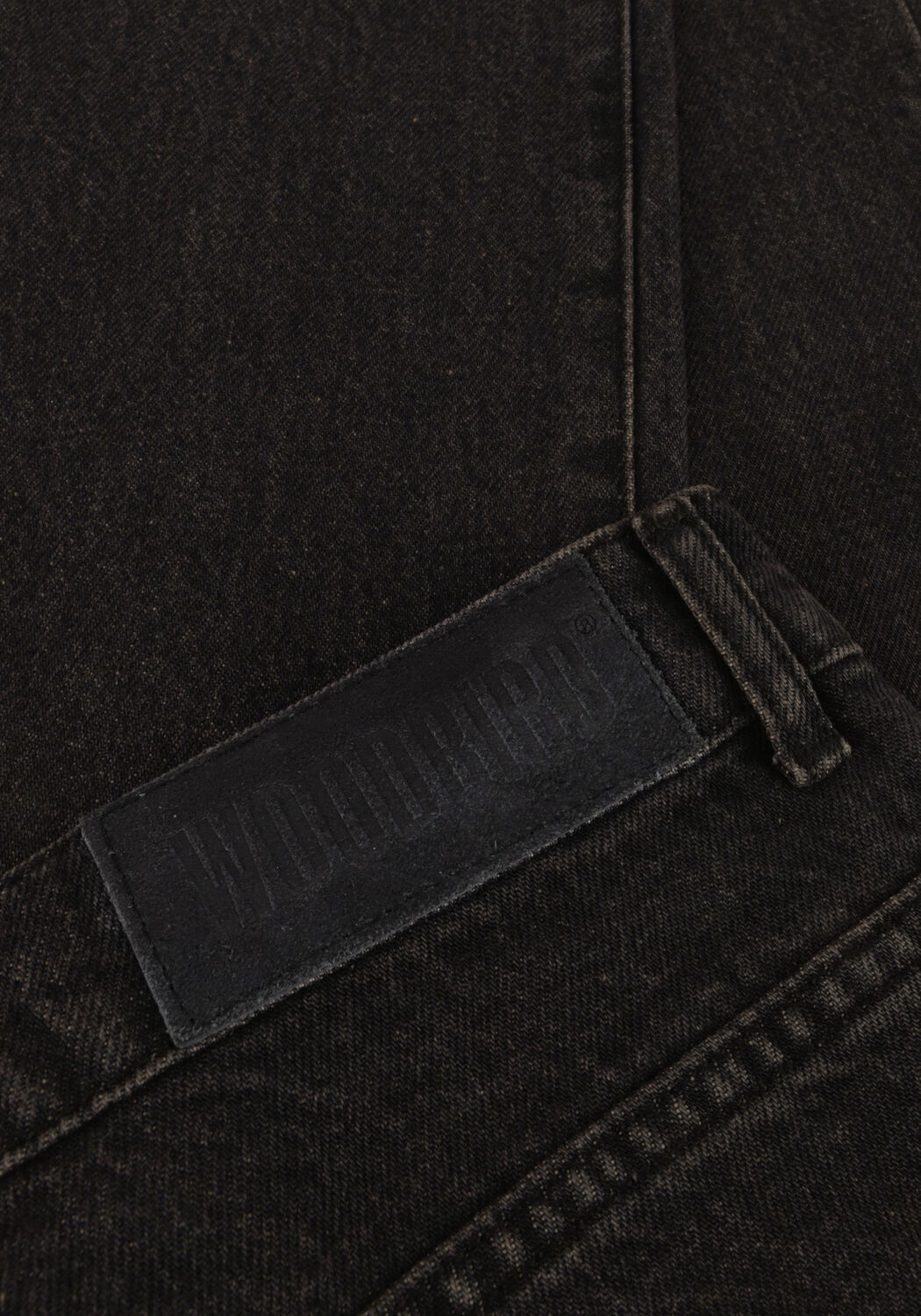 Schwarze WOODBIRD Straight leg jeans DOC GROW JEANS - large