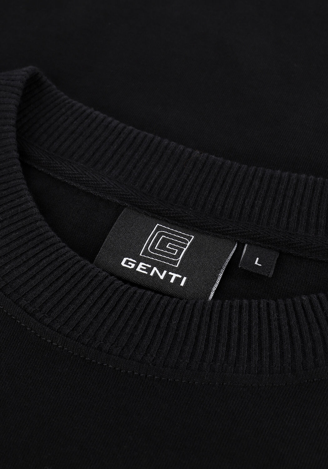 Schwarze GENTI T-shirt J5033-1226 - large