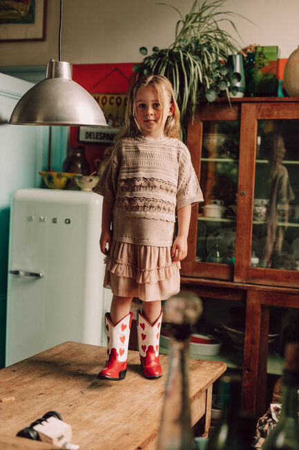 Sand BAJE STUDIO Minikleid MAIA - large