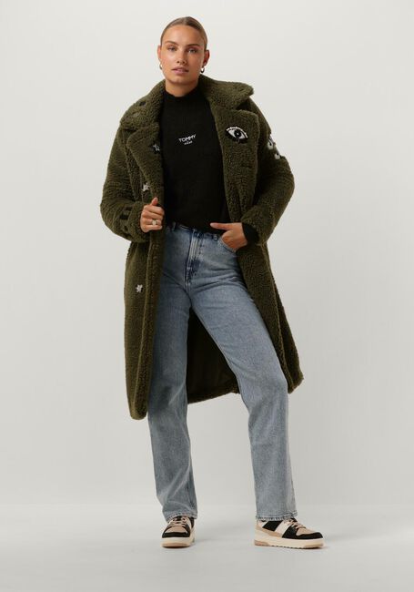 Grüne GOOSECRAFT Teddy-Jacke GC REESE COAT - large