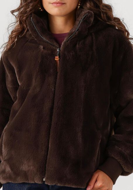 Braune MOSCOW Fake-Fur-Jack 08-08-EVELYN-3 - large