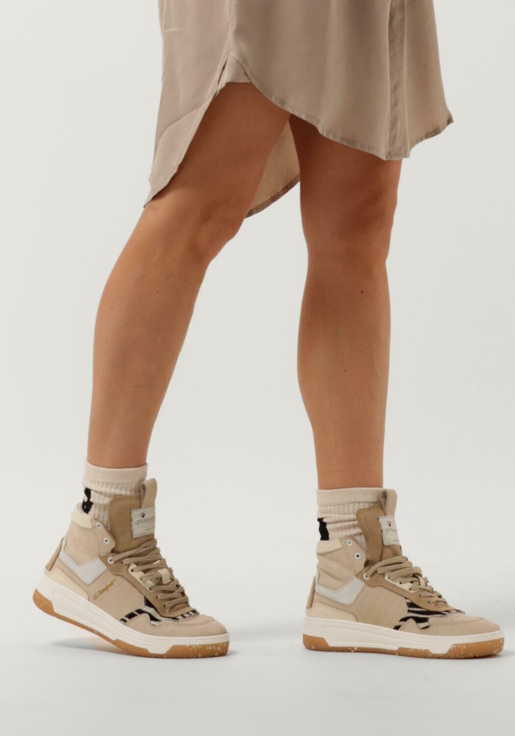 Beige GOOSECRAFT Sneaker high BLAKE WOMEN HGH Omoda
