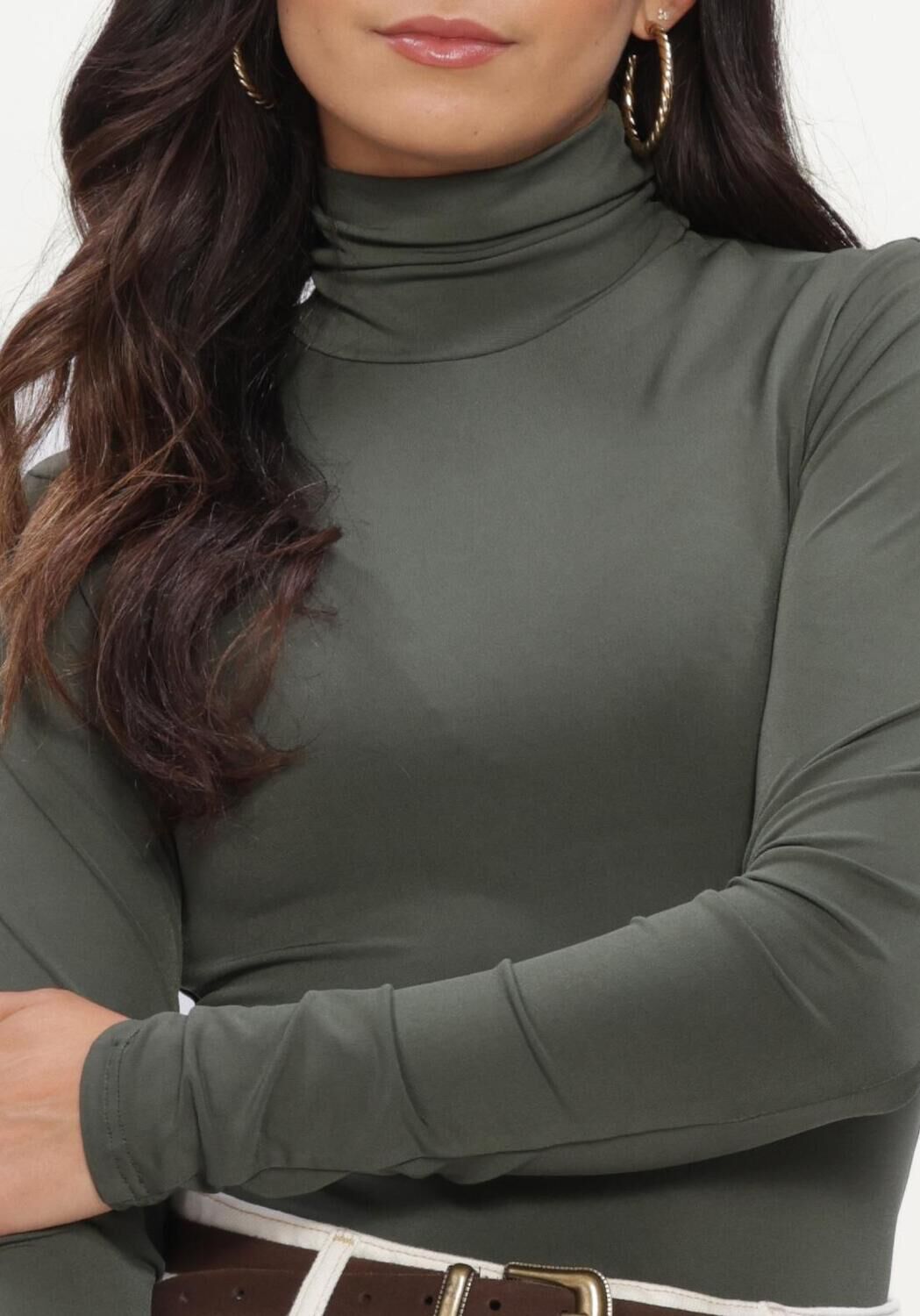 Olive NOTRE-V Top NV-INGER - large