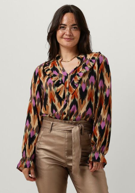 Mehrfarbige/Bunte AAIKO Blusen JILL MULTI ETHNIC VIS 523 - large