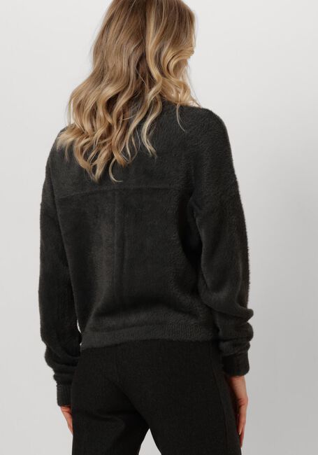 Graue JANSEN AMSTERDAM Strickjacke P263 VEST BENJA - large