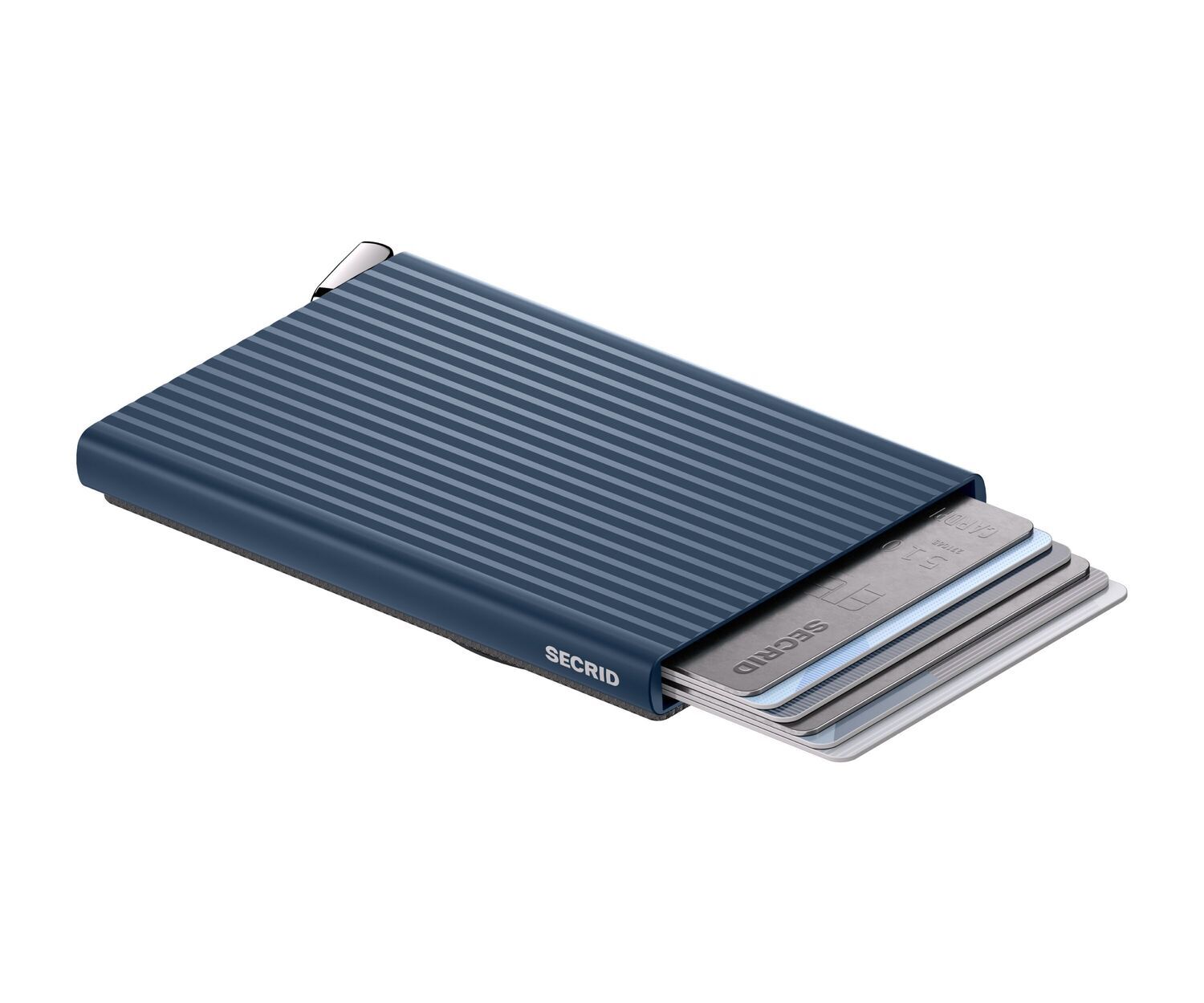 Blaue SECRID Portemonnaie CARDPROTECTOR FLUTED FOR MAGSAFE NAVY + - large
