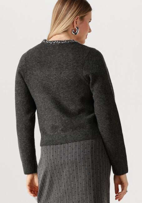 Dunkelgrau NEO NOIR Strickjacke MARIE STONE KNIT CARDIGAN - large