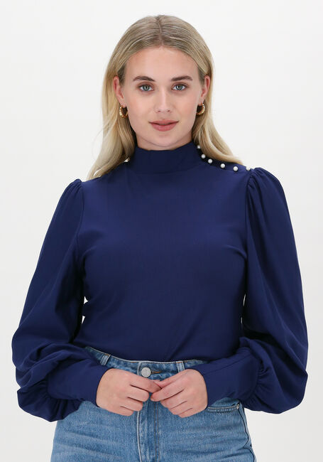 Blaue GESTUZ Top RIFA GZ BUTTON BLOUSE - large