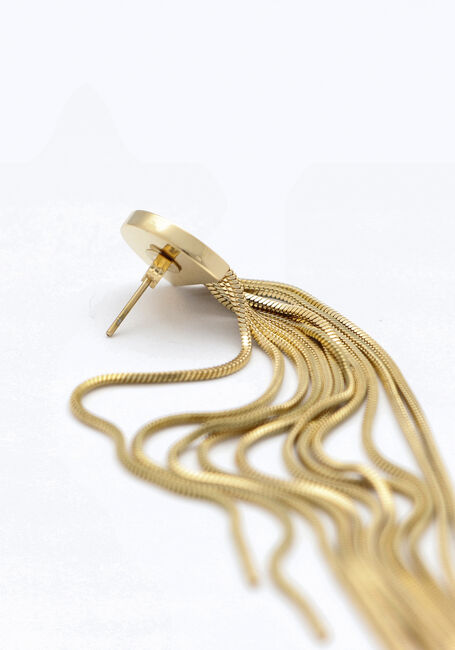 Goldfarbig NOTRE-V Ohrringe EARRING LONG - large