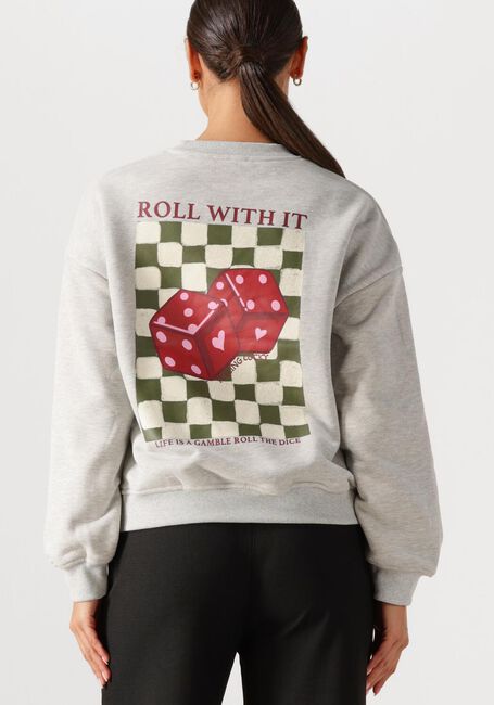 Hellgrau YDENCE Sweatshirt SWEATER ROLL WITH IT - large