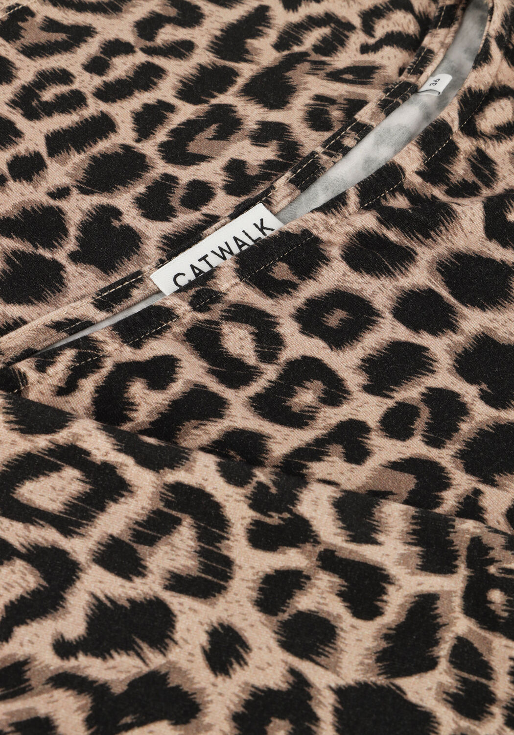 Mehrfarbige/Bunte CATWALK JUNKIE Top LEOPARD LONG SLEEVE - large